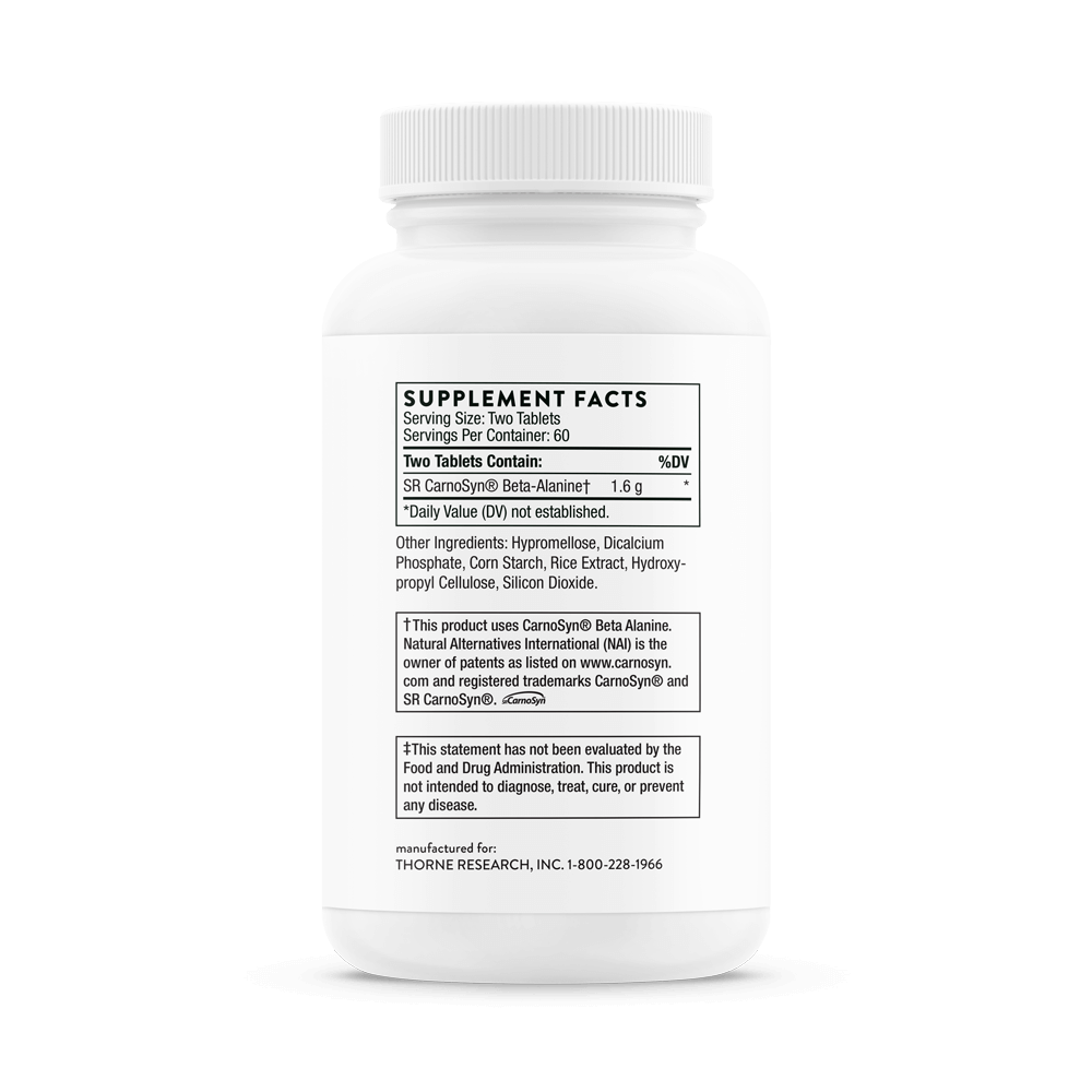Beta Alanine-SR | Thorne® | 120 Capsules