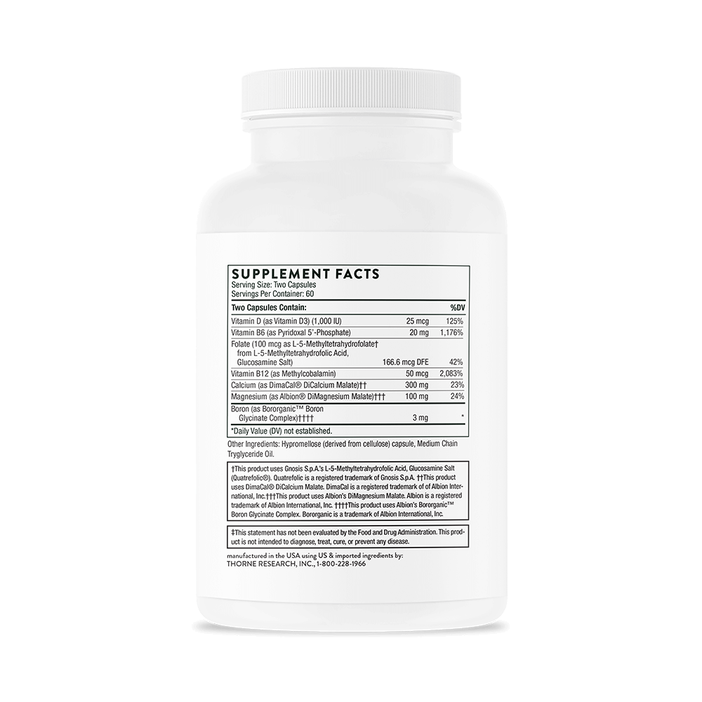 Advanced Bone Support | Thorne® | 120 Capsules