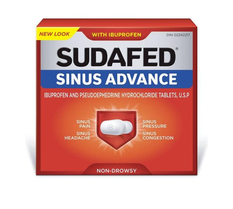 Sinus Advance | SUDAFED® | 20 or 40 Cablets