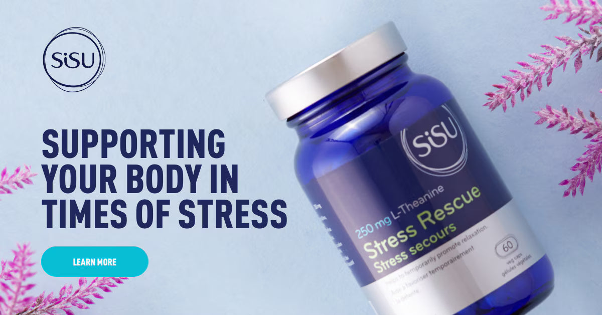 Stress Rescue with 250 mg L-Theanine by SISU – Calm Focus, Relaxation & Stress Support | 60 Veggie Capsules