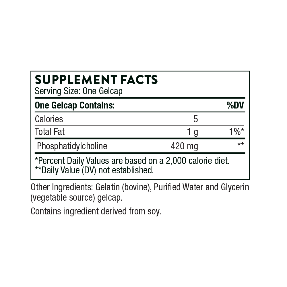 Phosphatidyl Choline | Thorne® | 60 Capsules