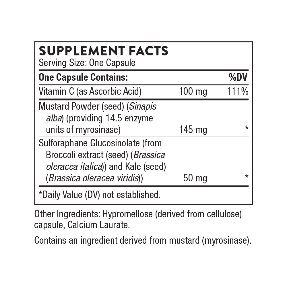 Broccoli Seed Extract | Thorne® | 60 Capsules