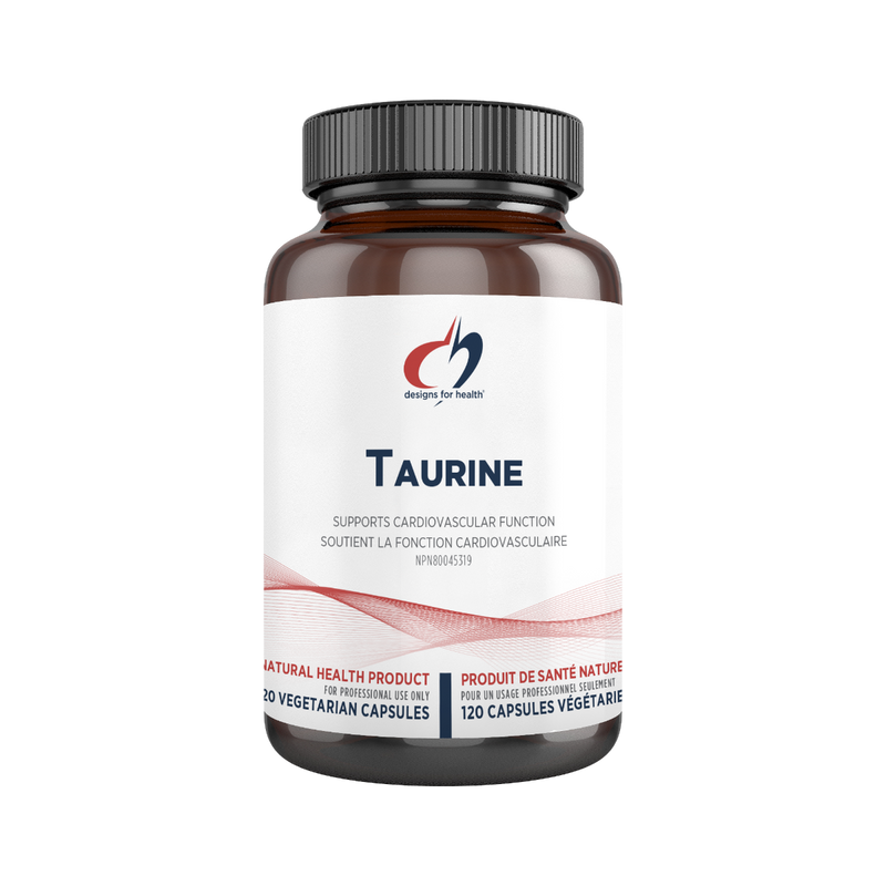 Taurine | Designs for Health® | 120 Vegeterian Capsules