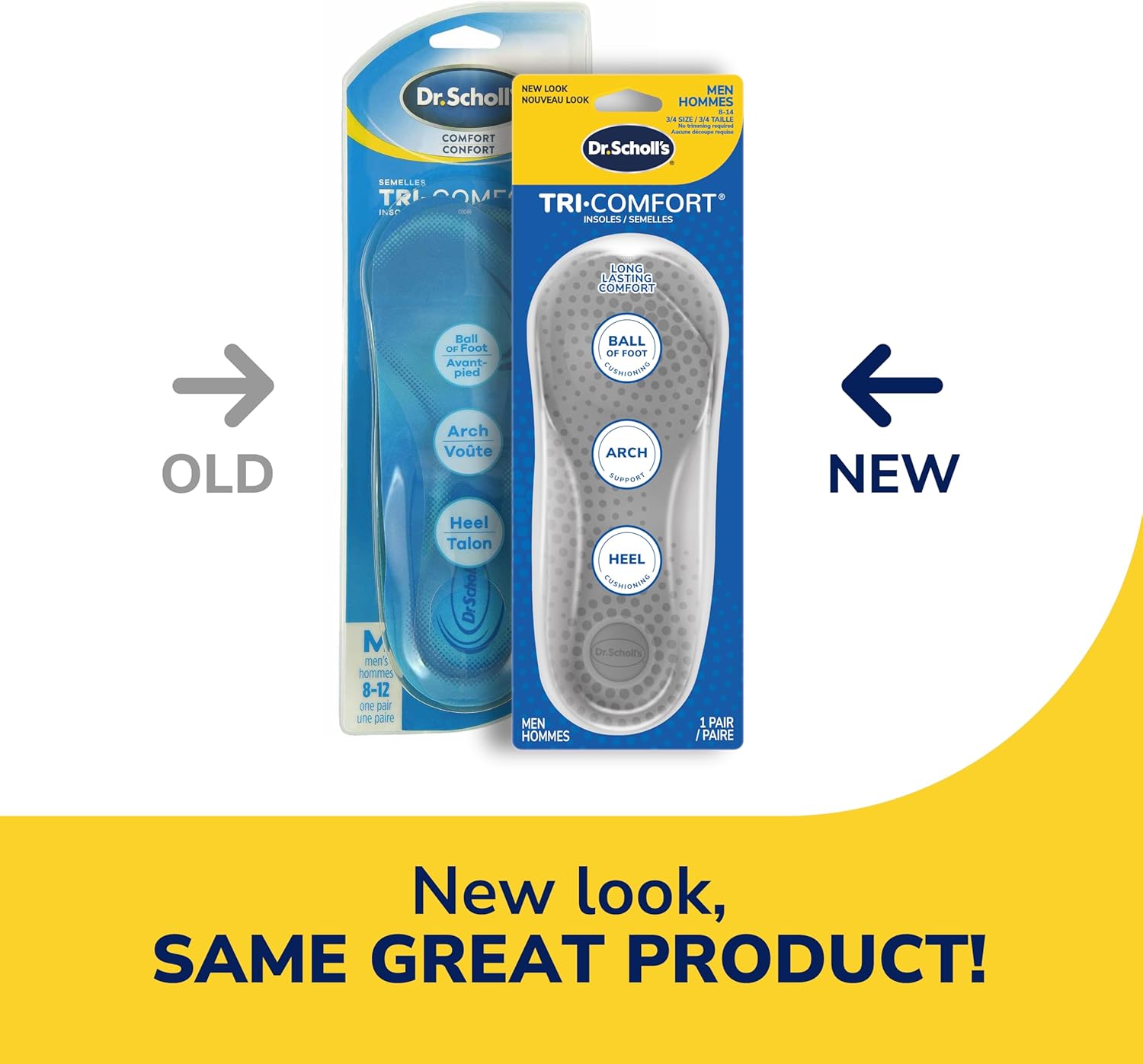 Tri-Comfort® Orthotics - For Him | Dr. Scholl's® | 1 Pair