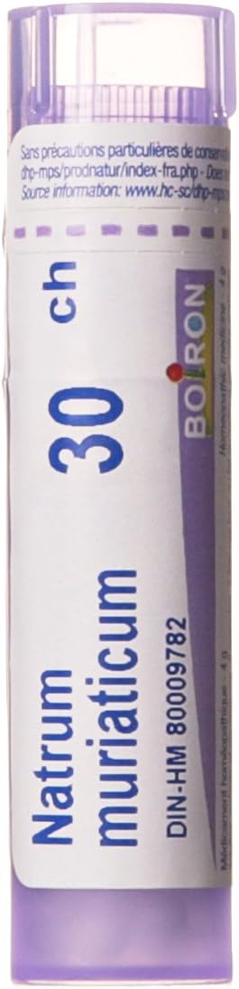 Natrum muriaticum 200ch | Boiron® | Each tube contains 4 g (approximately 80 pellets)