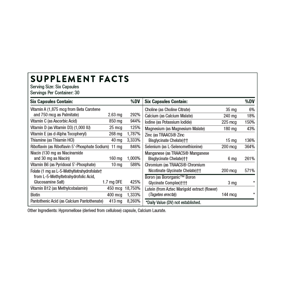 Men’s Multi 50+  | Thorne® | 180 Capsules