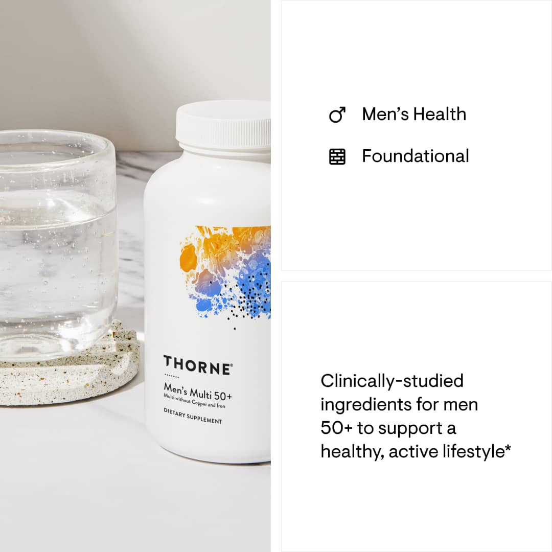 Men’s Multi 50+  | Thorne® | 180 Capsules