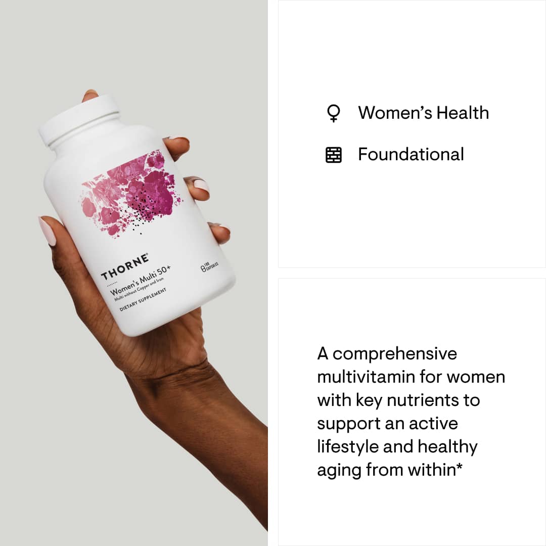 Women’s Multi 50+ | Thorne® | 180 Capsules