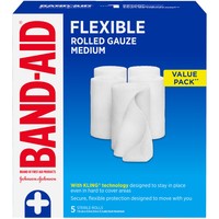 Flexible Rolled Gauze | Band-Aid® | Sterile Roll
