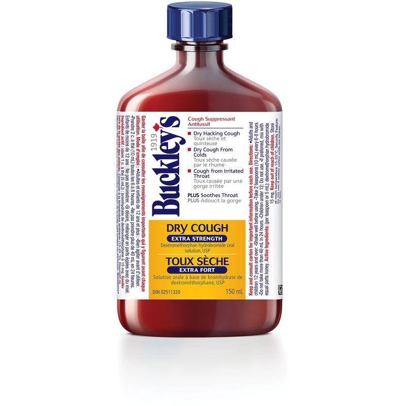 Dry Cough Extra Strength  | Buckley's® | 150 mL or 250 mL