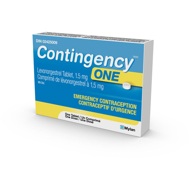 Contingency One Levonorgestrel tablet 1.5 mg | Viatris Canada | One Tablet