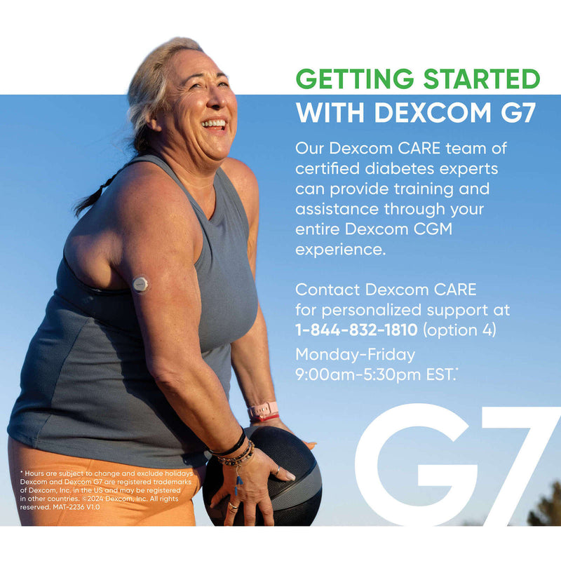 G7 CGM | Dexcom | Receiver and Sensor Kit