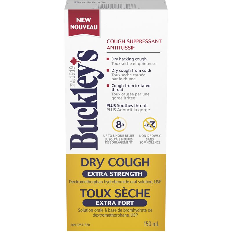 Dry Cough Extra Strength  | Buckley's® | 150 mL or 250 mL