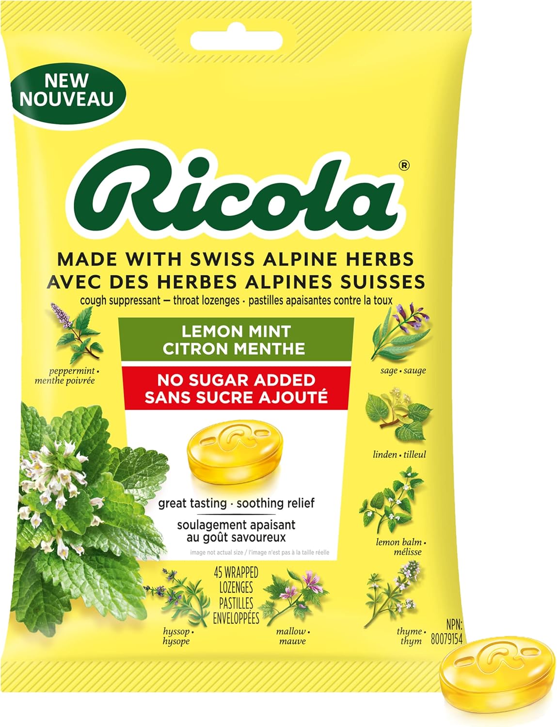 Cough Drops|Ricola|variety of flavours