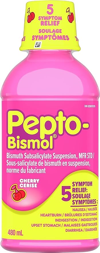 Pepto Cherry Liquid | Pepto Bismol®| 230 mL or 480 mL