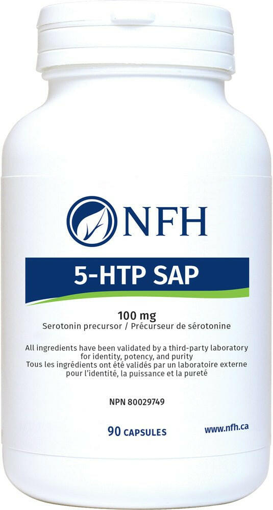 5-HTP SAP 100 mg | NFH | 90 Vegetable Capsules - Coal Harbour Pharmacy