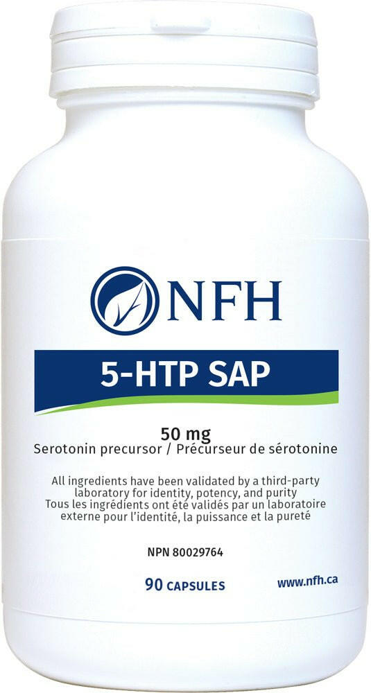 5-HTP SAP 50 mg | NFH | 90 Vegetable Capsules - Coal Harbour Pharmacy