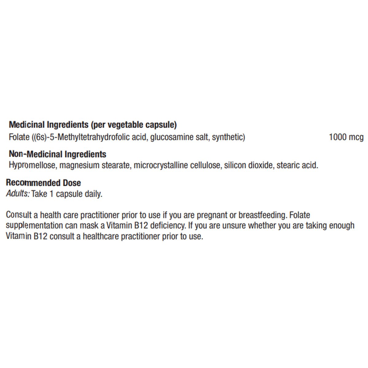 5-MTHF | Xymogen® | 60 Capsules - Coal Harbour Pharmacy
