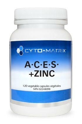 A.C.E.S. + Zinc | Cytomatrix® | 120 Vegetarian Capsules - Coal Harbour Pharmacy