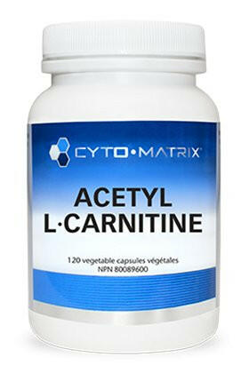 Acetyl L-Carnitine | Cytomatrix® | 120 Vegetable Capsules - Coal Harbour Pharmacy