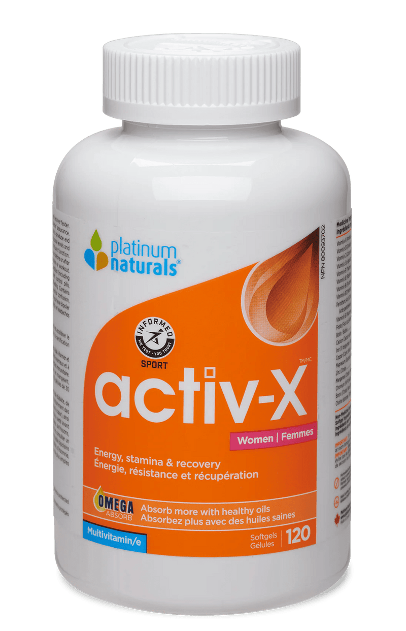 activ-X for Women | Platinum Naturals® | 60 or 120 Softgels - Coal Harbour Pharmacy