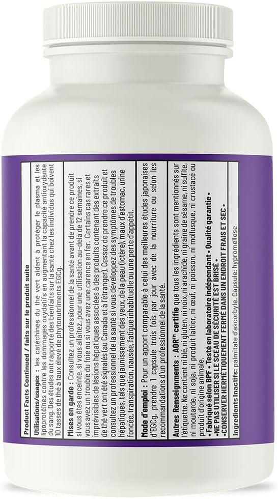 Active Green Tea | AOR™ | 90 or 180 Capsules - Coal Harbour Pharmacy