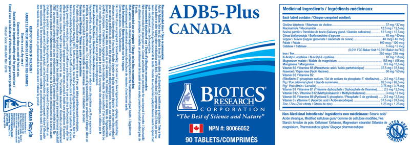 ADB5-Plus™ | Biotics Research® | 90 Tablets - Coal Harbour Pharmacy