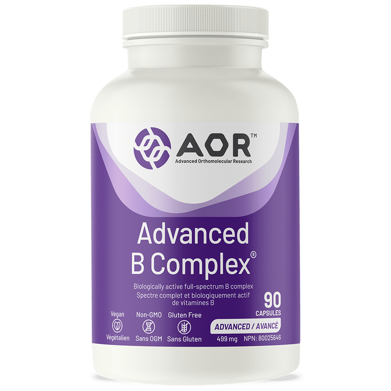 Advanced B Complex® | AOR™ | 90 or 180 Capsules - Coal Harbour Pharmacy