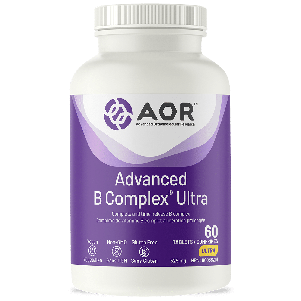 Advanced B Complex Ultra | AOR™ | 60 Tablets - Coal Harbour Pharmacy