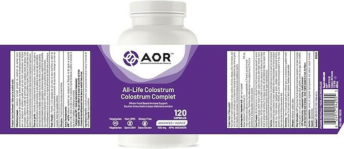 All-Life Colostrum | AOR™ | 120 Capsules - Coal Harbour Pharmacy