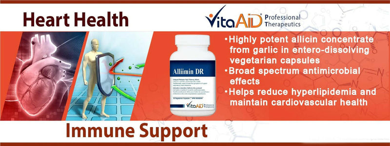 Alliimin DR (Garlic Concentrate) | VitaAids | 90 Vegetable Capsules - Coal Harbour Pharmacy