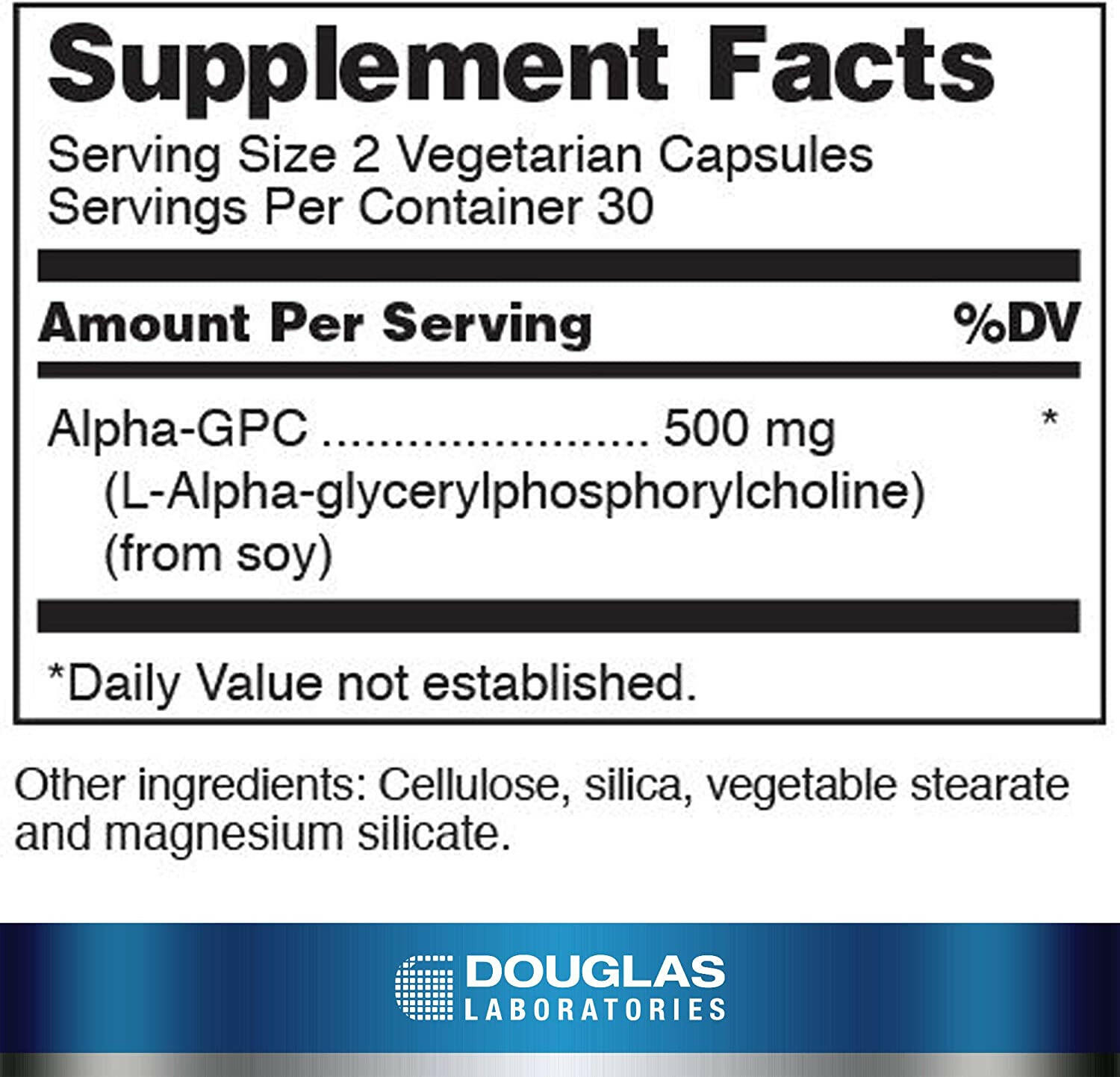 Alpha-GPC | Douglas Laboratories® | 60 Vegetable Capsules - Coal Harbour Pharmacy