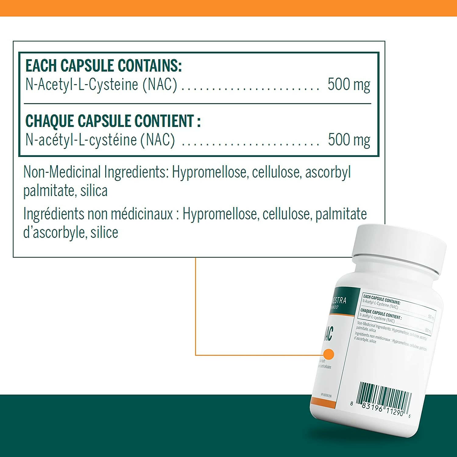 Amino NAC | Genestra Brands® | 60 Vegetable Capsules - Coal Harbour Pharmacy