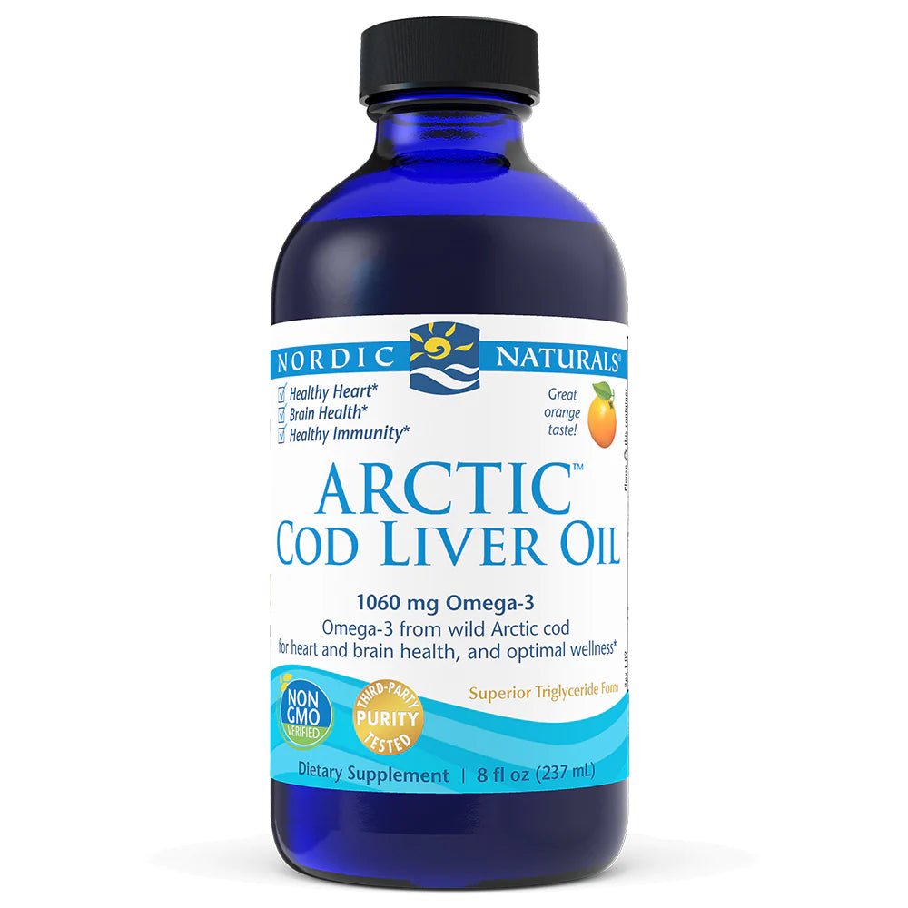 Arctic™ Cod Liver Oil Liquid | Nordic Naturals® | 273 mL (8 Ounces) - Coal Harbour Pharmacy