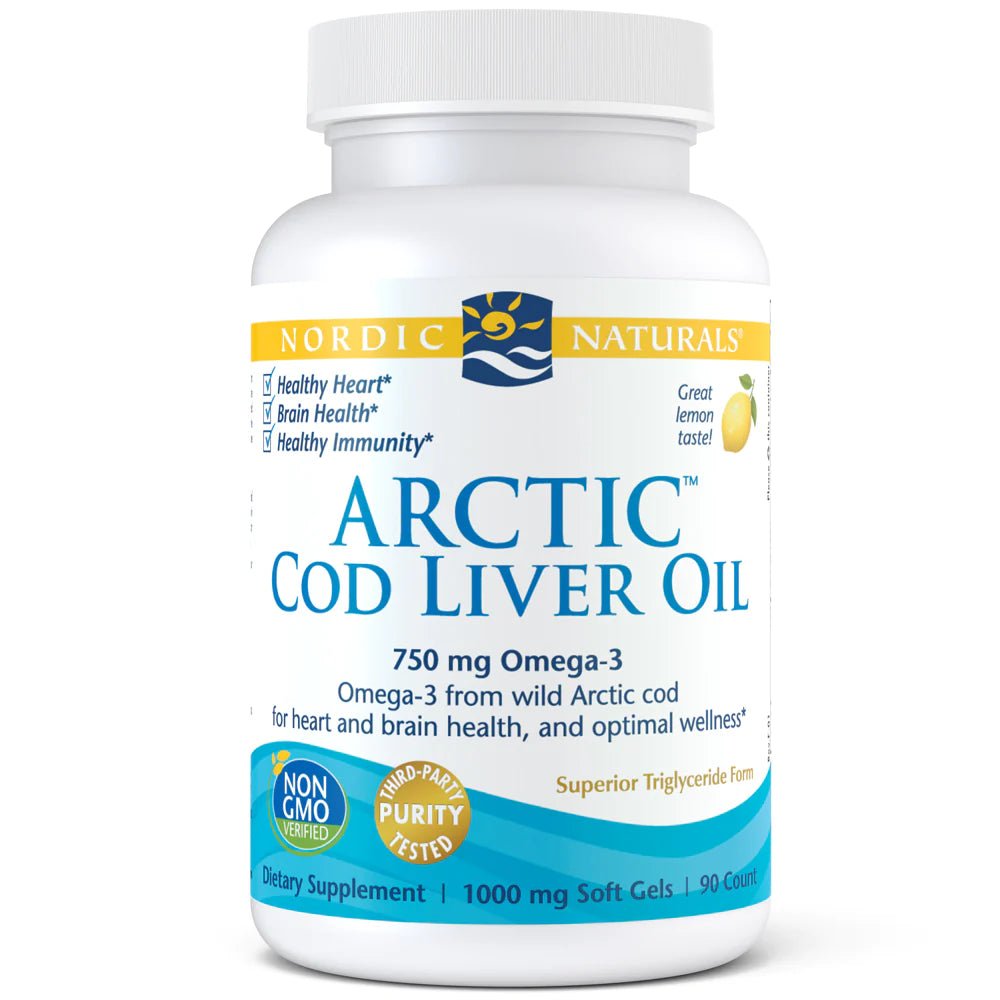 Arctic™ Cod Liver Oil | Nordic Naturals® | 90 Softgels - Coal Harbour Pharmacy