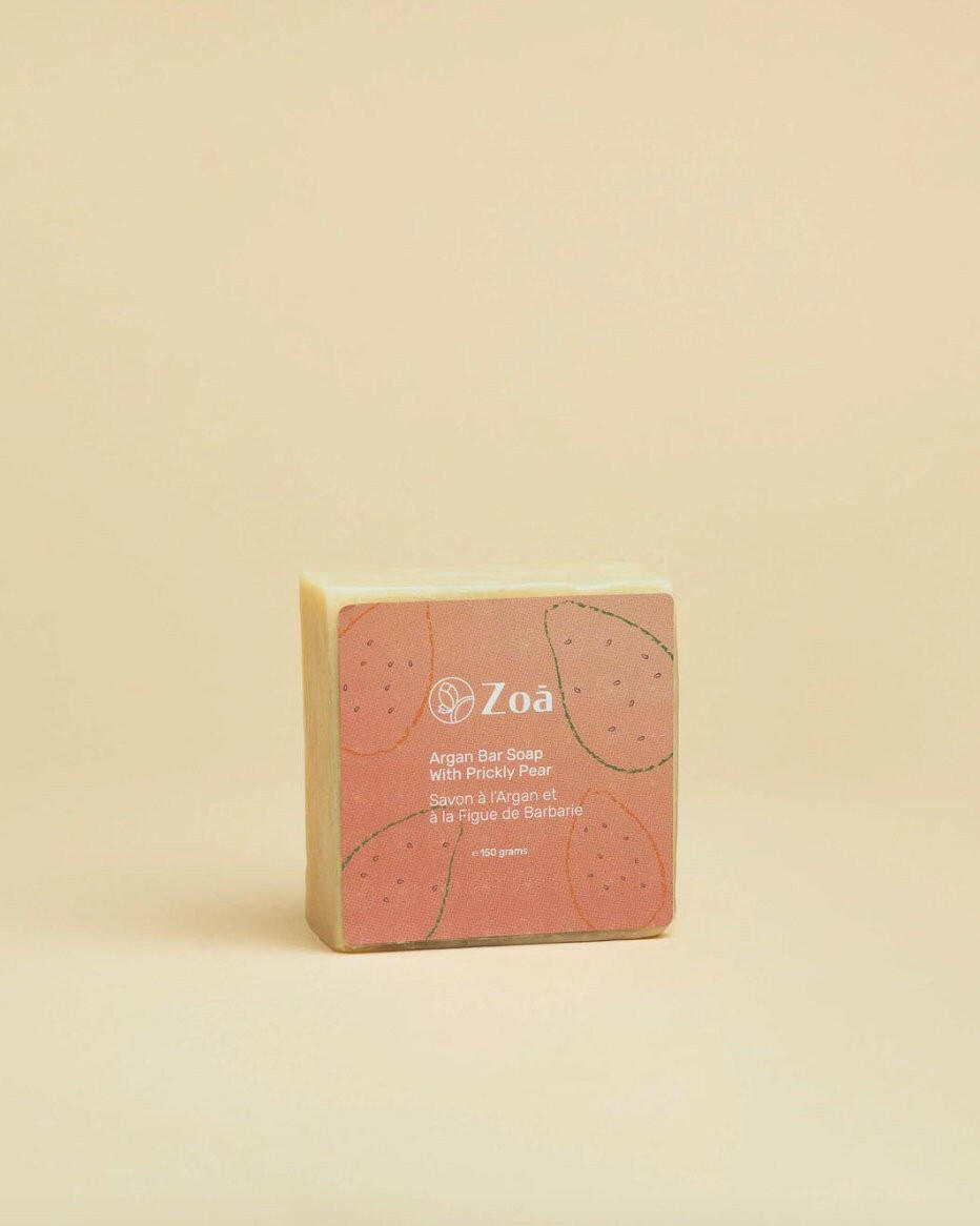 Argan Bar Soap With Prickly Pear | Zoā | e 150 grams - Coal Harbour Pharmacy