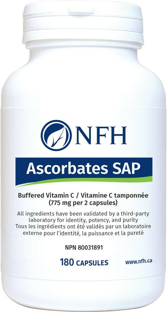 Ascorbates SAP | NFH | 180 Capsules - Coal Harbour Pharmacy