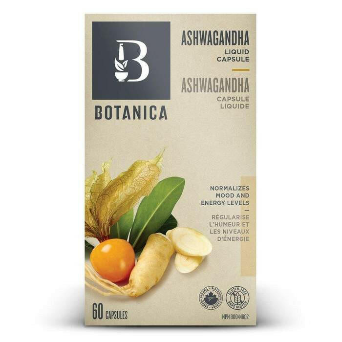 Ashwagandha Liquid Capsule | Botanica | 60 Capsules - Coal Harbour Pharmacy