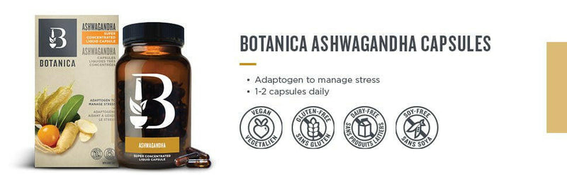 Ashwagandha Liquid Capsule | Botanica | 60 Capsules - Coal Harbour Pharmacy