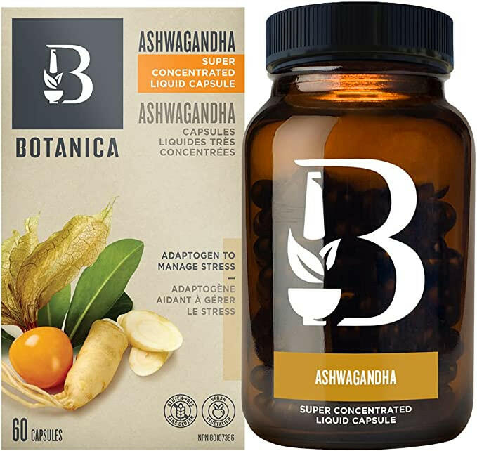Ashwagandha Liquid Capsule | Botanica | 60 Capsules - Coal Harbour Pharmacy