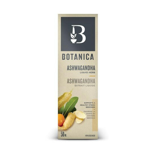 Ashwagandha Liquid Herb Extract Tincture | Botanica | 50 mL - Coal Harbour Pharmacy