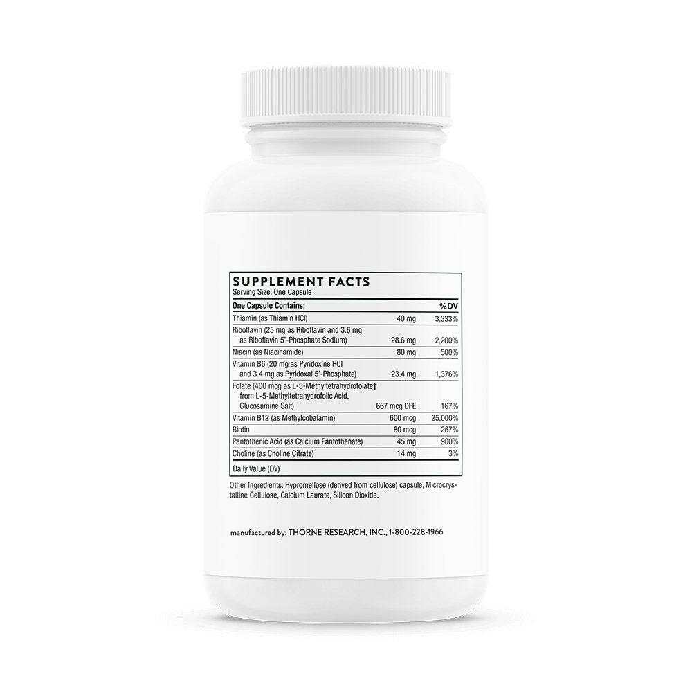 B Complex #12 | Thorne® | 60 Veg Capsules - Coal Harbour Pharmacy