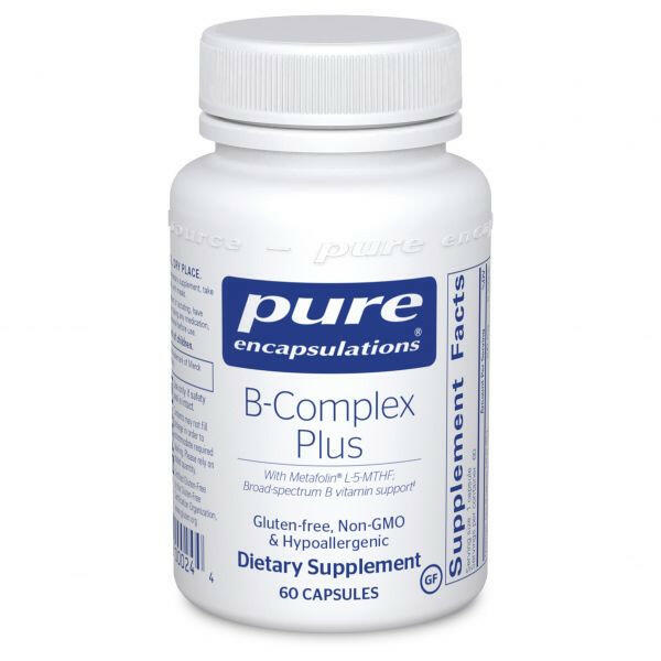 B-Complex Plus | Pure Encapsulations® | 60 Capsules - Coal Harbour Pharmacy