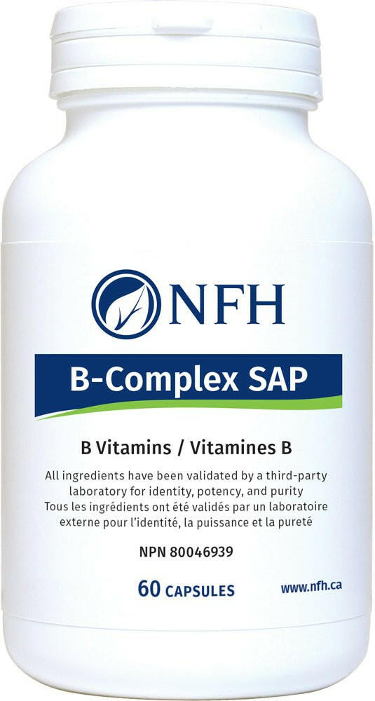 B-Complex SAP | NFH | 60 Capsules - Coal Harbour Pharmacy