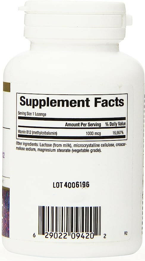 B12 1000 mcg | Bioclinic® Naturals | 60 Sublingual Tablets - Coal Harbour Pharmacy