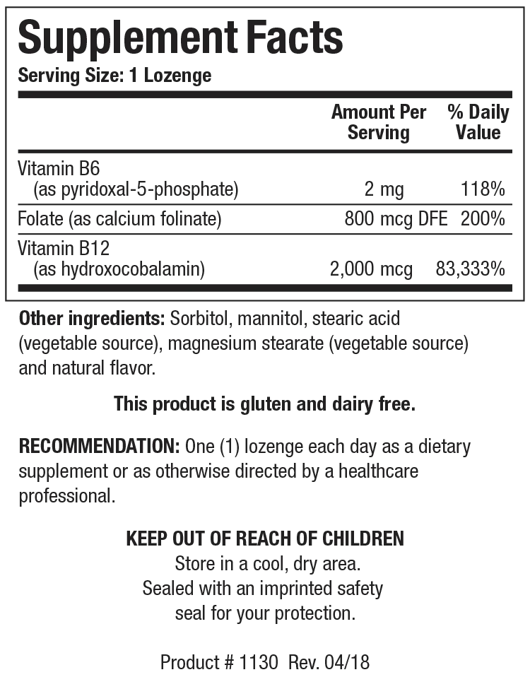 B12-2000™ Lozenges | Biotics Research® | 60 Lozenges - Coal Harbour Pharmacy