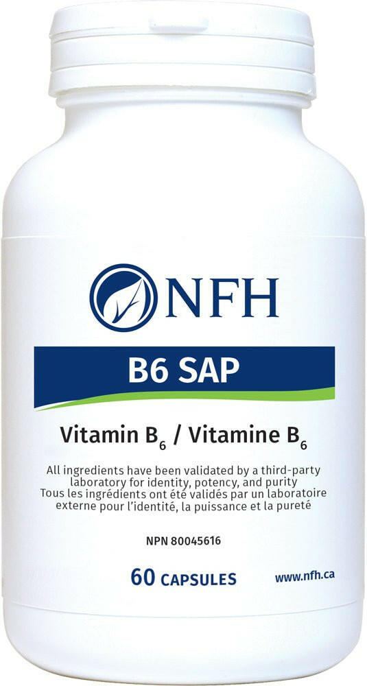 B6 SAP | NFH | 60 Veg Capsules - Coal Harbour Pharmacy