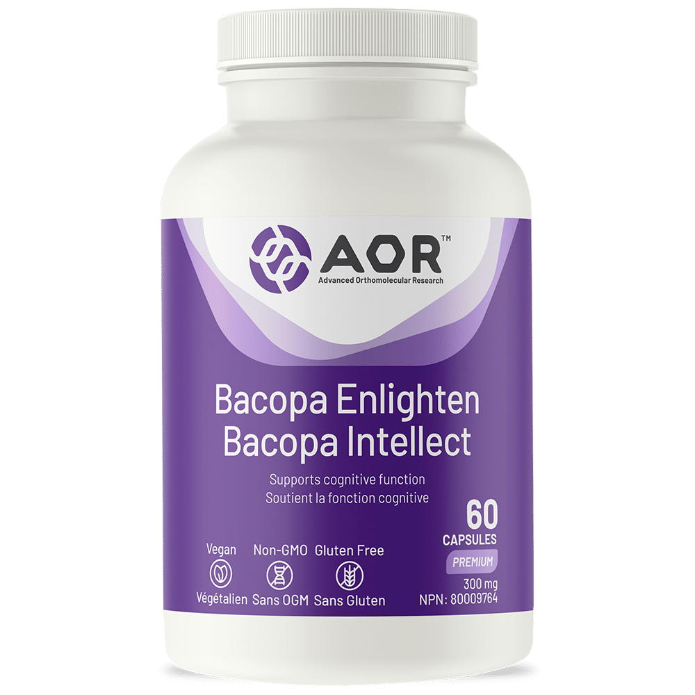 Bacopa Enlighten | AOR™ | 60 Capsules - Coal Harbour Pharmacy