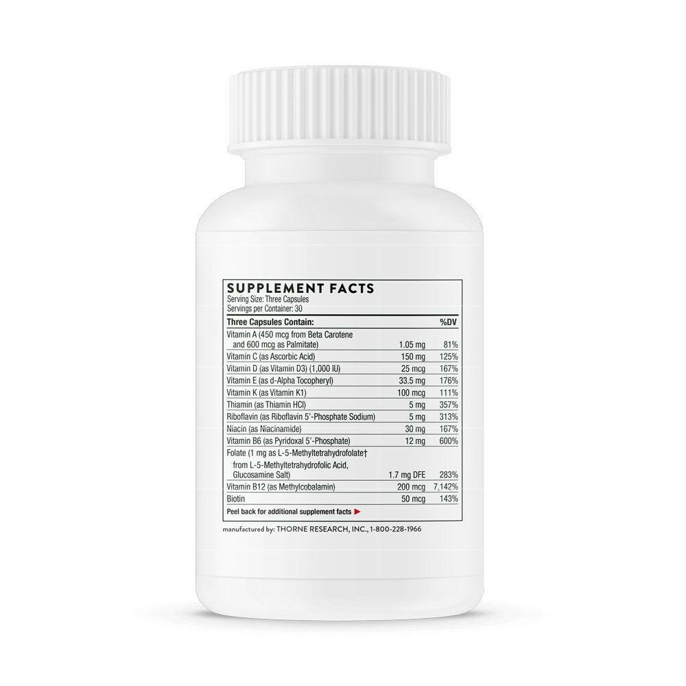 Basic Prenatal Supplement | Thorne® | 90 Capsules - Coal Harbour Pharmacy