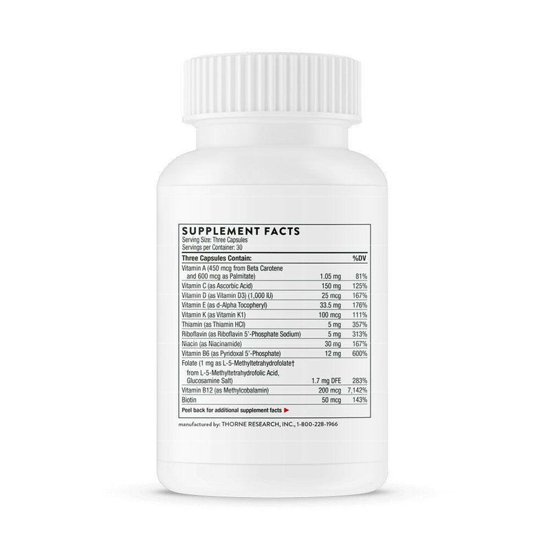 Basic Prenatal Supplement | Thorne® | 90 Capsules - Coal Harbour Pharmacy